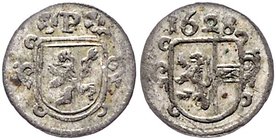 Münzen Erzbistum Salzburg Paris Graf Lodron - 13. November 1619 - 15. Dezember 1653
 Pfennig 1628 Salzburg. 0,30g. HZ1695 ss/vz
