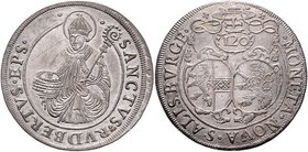 Münzen Erzbistum Salzburg Paris Graf Lodron - 13. November 1619 - 15. Dezember 1653
 120 Kreuzer 1622 Salzburg. 30,64g, getilgte Jahreszahl, Kratzer....