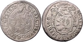 Münzen Erzbistum Salzburg Paris Graf Lodron - 13. November 1619 - 15. Dezember 1653
 60 Kreuzer 1622 Salzburg. 12,48g. HZ1725 ss/vz