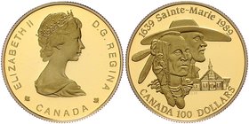 Canada Elisabeth II. 1952 - heute
 100 Dollar 1979 Jahr des Kindes. 16,92g. KM 169 PP