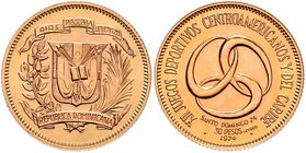 Dominikanische Republik
 30 Pesos 1974 11,85g. KM 36, Friedberg 2. stgl