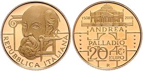 Italien Diverse
Republik 20 Euro 2008 Andrea Palladio. 6,48g. KM 307 PP