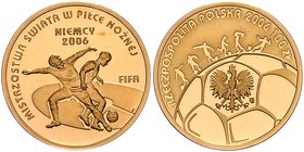 Polen Republik
 100 Zloty 2006 Fußball. 8,05g. KM 202b PP