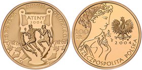 Polen Republik
 200 Zloty 2004 Olympiade Athen. 15,61g. Schön 516 PP