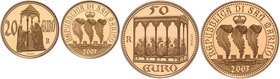 San Marino Republik
 20+50 Euro 2003 ges. 22,58g PP