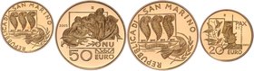 San Marino Republik
 20+50 Euro 2005 ges. 22,58g PP