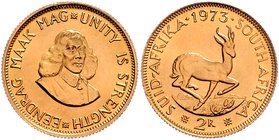 Süd Afrika Republik
 2 Rand 1973 7,98g. KM 64 stgl