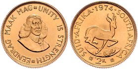 Süd Afrika Republik
 2 Rand 1974 7,98g. KM 64 stgl