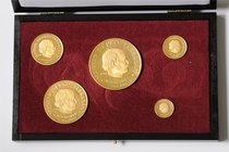 Ungarn
 Münzsatz 1968 50,100,200,500,1000 Forint - Semmelweis. 155,89g, offen. Fr. 622 - 626, KM PS 8 PP