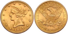 USA
 10 Dollar 1897 16,78g. Fr. 158 vz