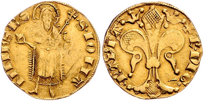 Herzog Albrecht II. 1330 - 1358
 Goldgulden o. J. Judenburg. 3,38g. CNA I f.ss/...