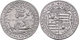 Ferdinand I. 1521 - 1564
 Taler 1529 ZINNABSCHLAG !!, des Extrem seltenen Talers der als Original in der Aukton 11 / Nr. 87, Macho & Chlapovic 2016 e...
