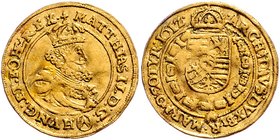 Matthias II. 1612 - 1619
 Dukat 1612 Wien. 3,43g, gewellt. MzA. Seite 99, Friedb. 92 f.ss/ss