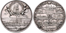 Leopold I. 1657 - 1705
 Medaille 1686 auf den Sieg der kaiserlichen Truppen über die Türken im Jahre 1686 von L. G. Laufer und G. Hautsch, im Av. LEO...