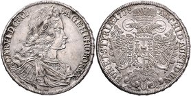 Karl VI. 1711 - 1740
 Taler 1738 Graz. 28,38g. Her. 327 f.vz/vz
