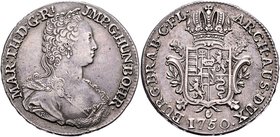 Maria Theresia 1740 - 1780
 Dukaton 1750 Antwerpen. 32,85g. Her. 1891, Eyp. 416 ss/vz