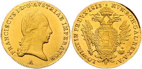 Franz I. 1806 - 1835
 Dukat 1813 A Wien. 3,48g. Fr. 41 stgl