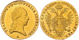 Franz I. 1806 - 1835
 Dukat 1817 A Wien. 3,51g. Fr. 54 vz/stgl