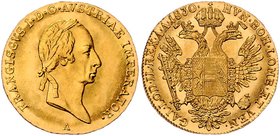 Franz I. 1806 - 1835
 Dukat 1830 A Wien. 3,49g. Fr. 103 stgl.