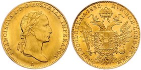 Franz I. 1806 - 1835
 Dukat 1832 A Wien. 3,47g. Fr. 108 vz/stgl