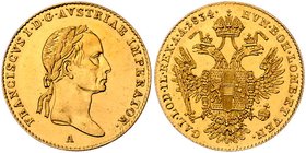 Franz I. 1806 - 1835
 Dukat 1834 A Wien. 3,49g. Fr. 113 vz