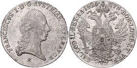 Franz I. 1806 - 1835
 Taler 1824 E Karlsburg. 28,10g. Fr. 178 vz