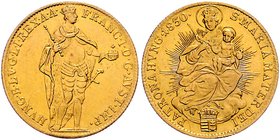 Franz I. 1806 - 1835
 Dukat 1830 für Ungarn. Wien. 3,50g. Fr. 562 f.vz