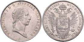 Franz I. 1806 - 1835
 Scudo 1823 A Wien. 26,03g. Fr. 607 ss/vz