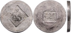Franz I. 1806 - 1835
 4 Onces ( 18 F 40 C ) 1813 Belagerungsmünze unter französischer Herschaft. Zara. 119,53g. Fr. 690 vz