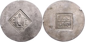 Franz I. 1806 - 1835
 1 Once ( 4 F 60 C ) 1813 Belagerungsmünze unter französischer Herschaft. Zara. 29,92g. Fr. 692 vz