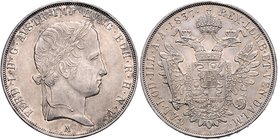 Ferdinand I. 1835 - 1848
 Scudo 1837 M Mailand. 26,00g. Fr. 1007 vz