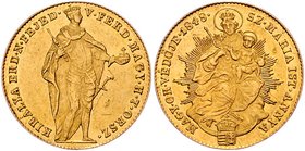 Ferdinand I. 1835 - 1848
 Dukat 1848 Kremnitz. 3,49g. Fr. 1072 vz