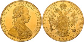 Franz Joseph I. 1848 - 1916
 4 Dukaten 1884 Wien. 13,93g. Fr. 1133 f.stgl