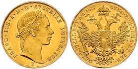 Franz Joseph I. 1848 - 1916
 Dukat 1859 E Karlsburg. 3,52g. Fr. 1193 vz/stgl