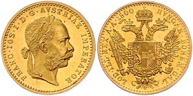 Franz Joseph I. 1848 - 1916
 Dukat 1900 Wien. 3,49g. Fr. 1259 stgl