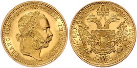 Franz Joseph I. 1848 - 1916
 Dukat 1913 Wien. 3,49g. Fr. 1272 stgl.