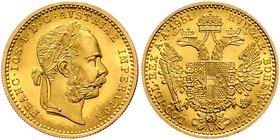 Franz Joseph I. 1848 - 1916
 Dukat 1951 Wien. 3,52g. Fr. 1275 stgl