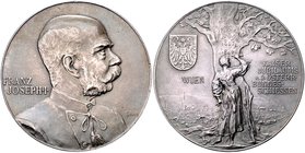 Franz Joseph I. 1848 - 1916
 5 Kronen 1898 KB Schützenpreis beim 5. Österreichisches Bundesschießen. 24,92g. Fr. 2189 vz