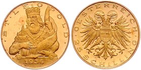 1. Republik 1918 - 1933 - 1938
 25 Schilling 1936 Wien. 5,88g. Her. 26 stgl