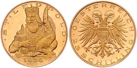 1. Republik 1918 - 1933 - 1938
 25 Schilling 1936 Wien. 5,89g. Her. 26 stgl