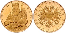 1. Republik 1918 - 1933 - 1938
 25 Schilling 1936 Wien. 5,89g. Her. 26 stgl