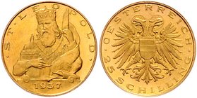 1. Republik 1918 - 1933 - 1938
 25 Schilling 1937 Wien. 5,89g. Her. 27 stgl