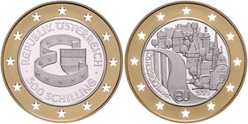 2. Republik 1945 - heute
 500 Schilling 1995 Österreich in der EU. Wien. 13,49g. KM 3023 PP