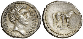 (40 a.C.). Labieno / Q. Atius Labienus Parthicus. Ceca oriental. Denario. (Craw. 524/2) (FFC. 1, mismo ejemplar). 3,81 g. Muy bella. Ex Superior 12/19...