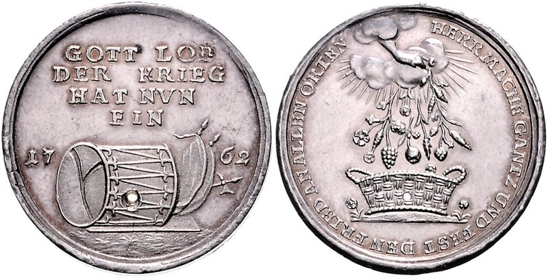 Brandenburg in den Marken - Preussen Friedrich II. der Große 1740-1786 Silbermed...
