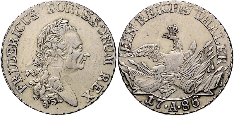 Brandenburg in den Marken - Preussen Friedrich II. der Große 1740-1786 Taler 178...