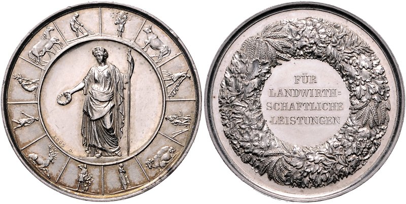 Brandenburg in den Marken - Preussen Friedrich Wilhelm IV. 1840-1861 Silbermedai...