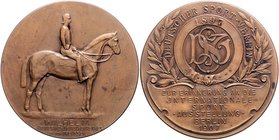 Brandenburg in den Marken - Preussen - Berlin Bronzemedaille 1907 (v. Lauer) a.d. Internationale Sportausstellung und das 10-jährige Bestehen des Spor...