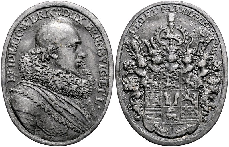 Braunschweig und Lüneburg - Wolfenbüttel Friedrich Ulrich 1613-1634 Bleiabschlag...