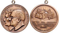Braunschweig und Lüneburg - Braunschweig, Herzogtum Prägungen Bronzemedaille 1931 (unsign.) a.d. 100-jährige Bestehen der Braunschweigischen Höheren L...